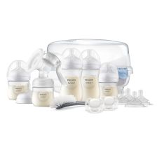 Χειροκίνητο θήλαστρο μητρικού γάλακτος Philips Avent Natural Motion SCD430/50, με αξεσουάρ.