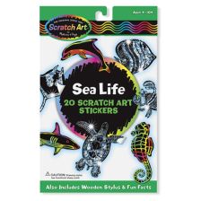 Ξυστό-Λαμπερά θαλάσσια πλάσματα Melissa and Doug 15821