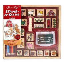 Σφραγίδες ξύλινες  Melissa and Doug Φάρμα 18592
