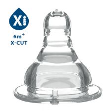 Θηλή Σιλικόνης Babyono αντικολική στανταρ X-cut 1203