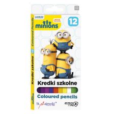 Ξυλομπογιές ζωγραφικής Majewski Minions 12 χρώματα.