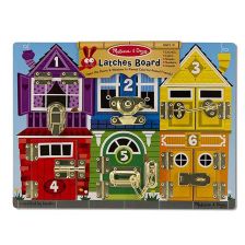 Πίνακας ξύλινος με κλειδαρίες Melissa and Doug 13785