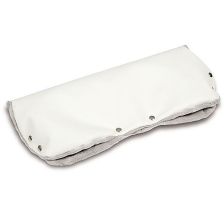 Γάντια Καροτσιού λευκά με γκρι Baby Matex 0279