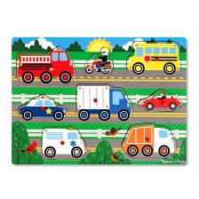 Παζλ ξύλινο Melissa and Doug Οχήματα 19051
