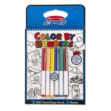 Χρώματισε σύμφωνα με τους αριθμούς Melissa και Doug μπλε 15378