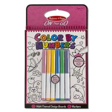 Χρώματισε σύμφωνα με τους αριθμούς Melissa και Doug ροζ 15377