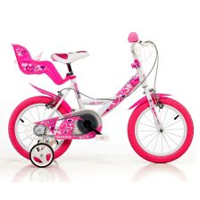 Ποδήλατο παιδικό Dino Bikes Little Heart 16 ίντσες λευκό