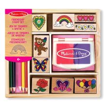 Σφραγίδες ξύλινες Melissa and Doug Φιλία 11632