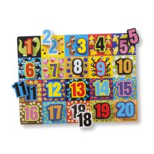 Παζλ ξύλινο Melissa and Doug Μαθαίνω αριθμούς 13832