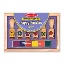Ξύλινες σφραγίδες με λαβή Melissa and Doug 12407