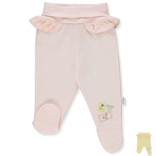 Βρεφικό παντελονάκι Bebetto HAPPY GARDEN, 0-6 μηνών, T3393.