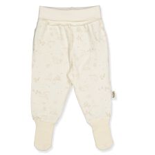 Βρεφικό παντελονάκι Bebetto Organic Farm, Εκρού, 0-12 μηνών, T3830.