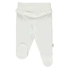 Βρεφικό παντελονάκι Bebetto SWEET BALLERINS, Εκρού, 0-6 μηνών, T3583.