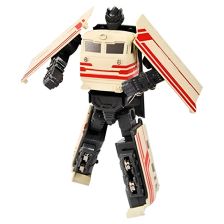 Ρομπότ μετασχηματισμένο 2 σε 1 Raya Toys Armored Alloy Beasts Train.