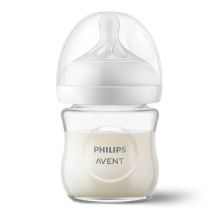 Γυάλινο βρεφικό μπιμπερό Philips Avent Natural Response 0+ μηνών SCY930/01.