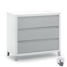 Συρταριέρα Βρεφική Italbaby OSLO 3τεμ. White / Grey