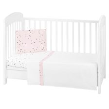 Σετ κρεβατοκάμαρας 3 τεμαχίων Kikka Boo 70/140 Bear with me Pink.