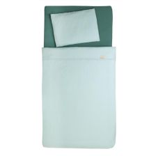 Σετ βρεφικής κρεβατοκάμαρας Baby Matex Muslin, 2 τεμαχίων, 100 x 135 εκατοστών, μπλε, 0384-33.