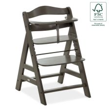 Ξύλινη καρέκλα φαγητού Hauck Alpha+ Select Charcoal