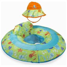 Βρεφικό φουσκωτό σωσίβιο με καπέλο Spin Master Swim Ways Baby Spring Float, 12-24 μηνών.