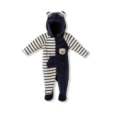 Φορμάκι βρεφικό ολόσωμο Bebetto βελούδινο 0-9μ. T2275