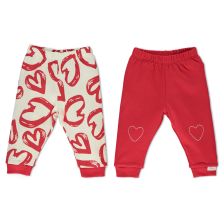 Παντελόνι Bebetto Cute Heart 2τεμ. 6-24μ. T 2569