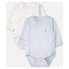 Βρεφικό κορμάκι Bebetto MY FIRST PLAYMATE ΜΠΛΕ 2 τεμαχίων, 0-3 μηνών, T4383.