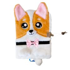 Μυστικό ημερολόγιο με λουκέτο St. Majewski My Little Friend Corgi, A5, 96 φύλλων.