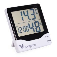 Θερμόμετρο Cangaroo με ψηφιακό ρολόι και υγρόμετρο - TL8020