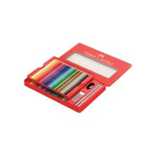 Χρωματιστά μολύβια Faber-Castell Κάστρο σε μεταλλικό κουτί, 48 χρωμάτων.