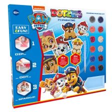 Δημιουργικό σετ Diamond Dotz Paw Patrol Let's play Φτιάξτο μόνος σου, φωτογραφίες και αυτοκόλλητα με παιδική διαμαντένια ταπισερί.