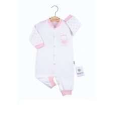 Φορμάκι βρεφικό ολόσωμο CICCIM BABY Καρδούλες Ροζ Μέγεθος 62-74 εκ. 4595