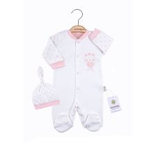 Σετ CICCIM BABY 2 τεμ. Καρδούλες Ροζ Μέγεθος 62-80 εκ. 4596