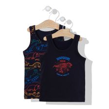 Παιδικά αμάνικα μπλουζάκια Bebetto Dinosaurs, 2 τεμαχίων, 2-7 ετών, X056.