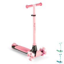 Πατίνι Yvolution Glider Kiwi, με φωτεινά λάστιχα.