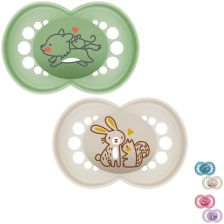 Πιπίλα MAM Original Pure Soother 16 μηνών +, με κουτί αποστείρωσης, 2 τεμαχίων.