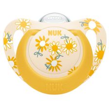 Πιπίλα Nuk Star, σιλικόνης, 18 μηνών+, με κουτί.