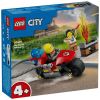 Κατασκευές LEGO City Μοτοσικλέτα πυροσβεστικής διάσωσης, 60410.