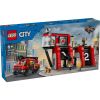 Κατασκευές LEGO City Πυροσβεστικός σταθμός με πυροσβεστικό φορτηγό, 60414.