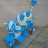Τρίκυκλο για δίδυμα Raya Toys μπλε