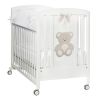 Παρκοκρέβατο Italbaby PELUCHE Λευκό + διακόσμηση DOVE GREY