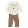 Βρεφικό σετ Bebetto BOUTIQUE, Καφέ, 4 τεμάχια, 6-36 μηνών, Κ4409.
