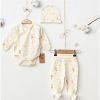 Βρεφικό σετ Ciсcim Baby Balloons, Εκρού, 3 τεμαχίων, 1-3 μηνών, U5043.