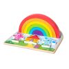 Ξύλινο παζλ Melissa and Doug Blue's Clues & You! Ουράνιο τόξο, 9 τεμαχίων, 33008.