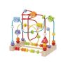Ξύλινο παιδικό παιχνίδι Montessori Raya Toys Λαβύρινθος με ζώα.