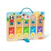 Ξύλινος πίνακας παιχνιδιού Melissa and Doug, My Daily Routines 50893.