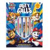 Παιδικό σετ Kids Licensing Paw Patrol Duty Calls, σημειωματάριο με 6 τεμάχια στυλό gel.