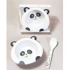 Παιδικό σετ σκευών φαγητού Raya Toys Bamboo fibre, μπολ με κουτάλι.