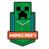 Παιδικό ρολόι τοίχου Kids Licensing Minecraft Creeper.