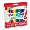 Μαρκαδόροι CARIOCA Jumbo, 40 χρωμάτων.